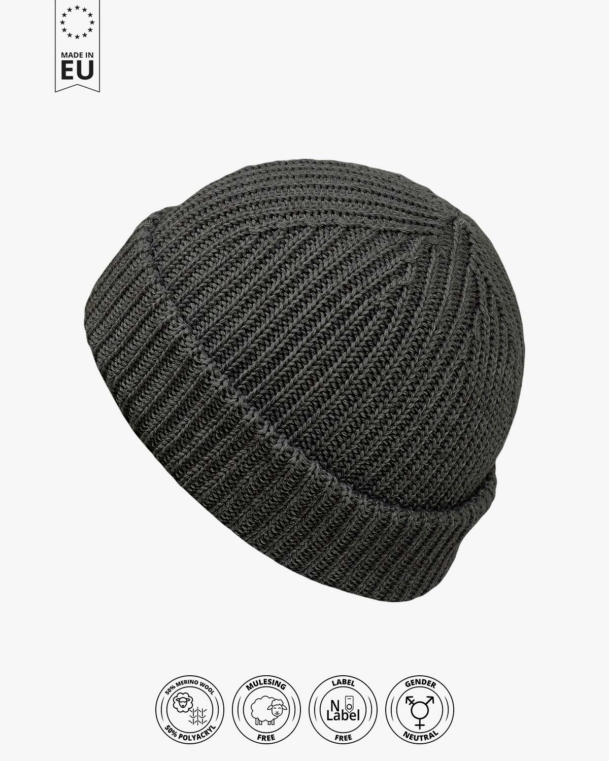 Short Beanie Ander - Woolmix