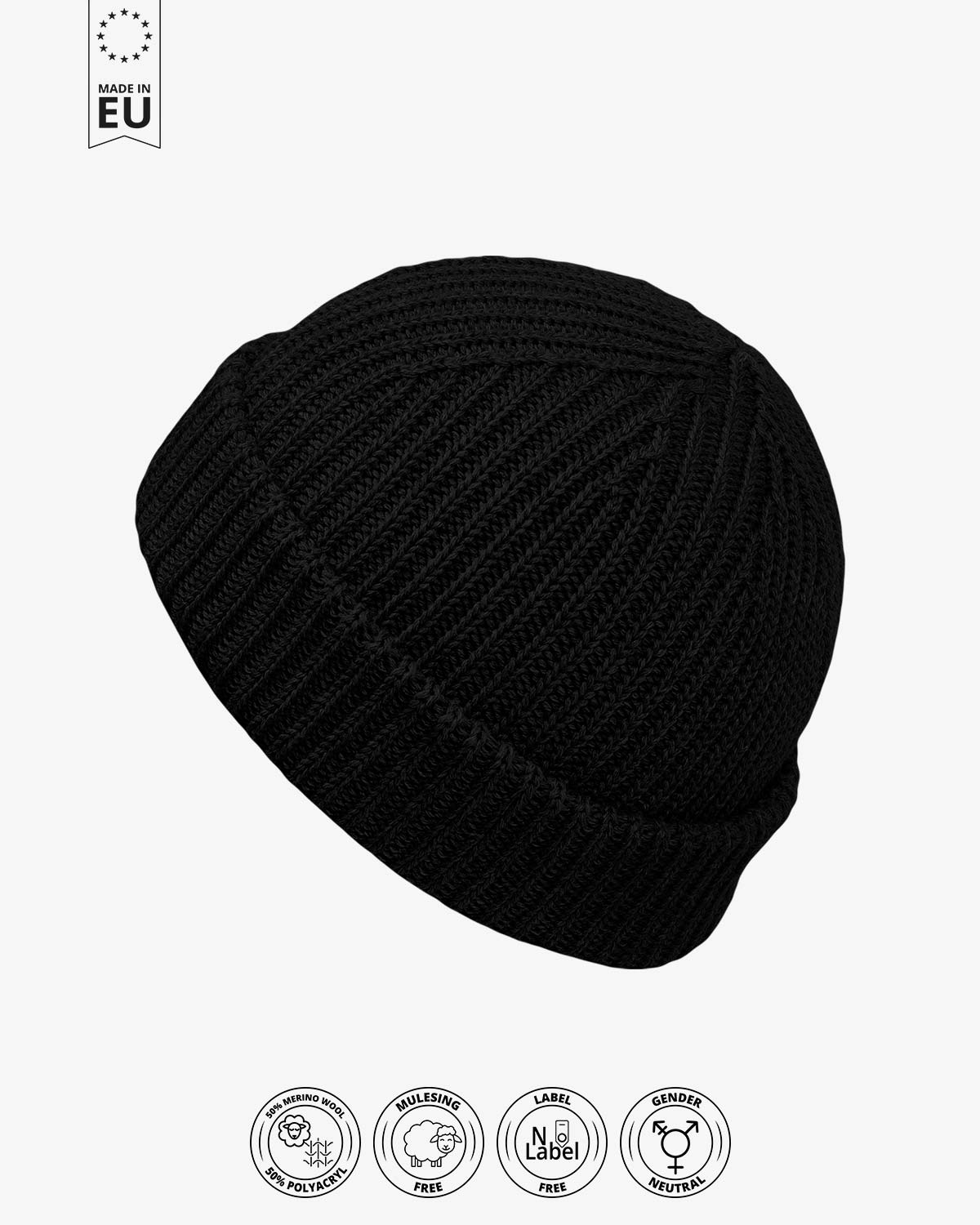 Short Beanie Ander - Woolmix