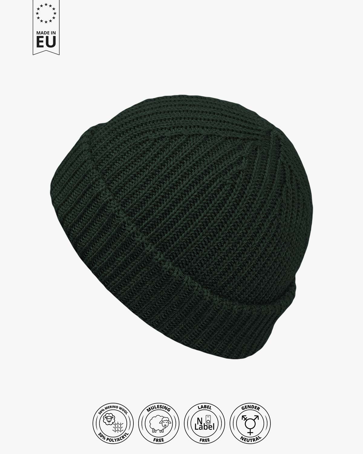 Short Beanie Ander - Woolmix