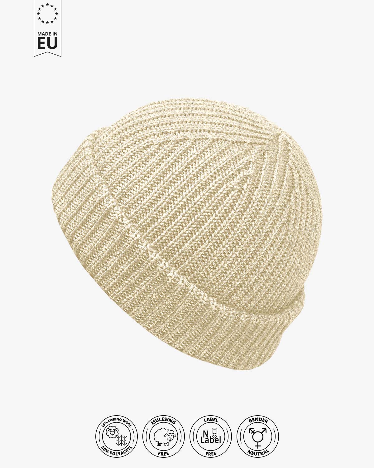 Short Beanie Ander - Woolmix