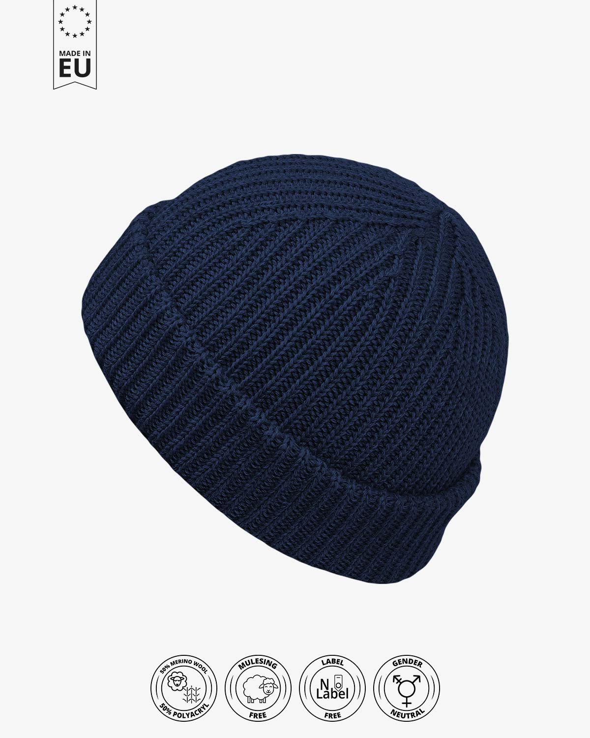 Short Beanie Ander - Woolmix