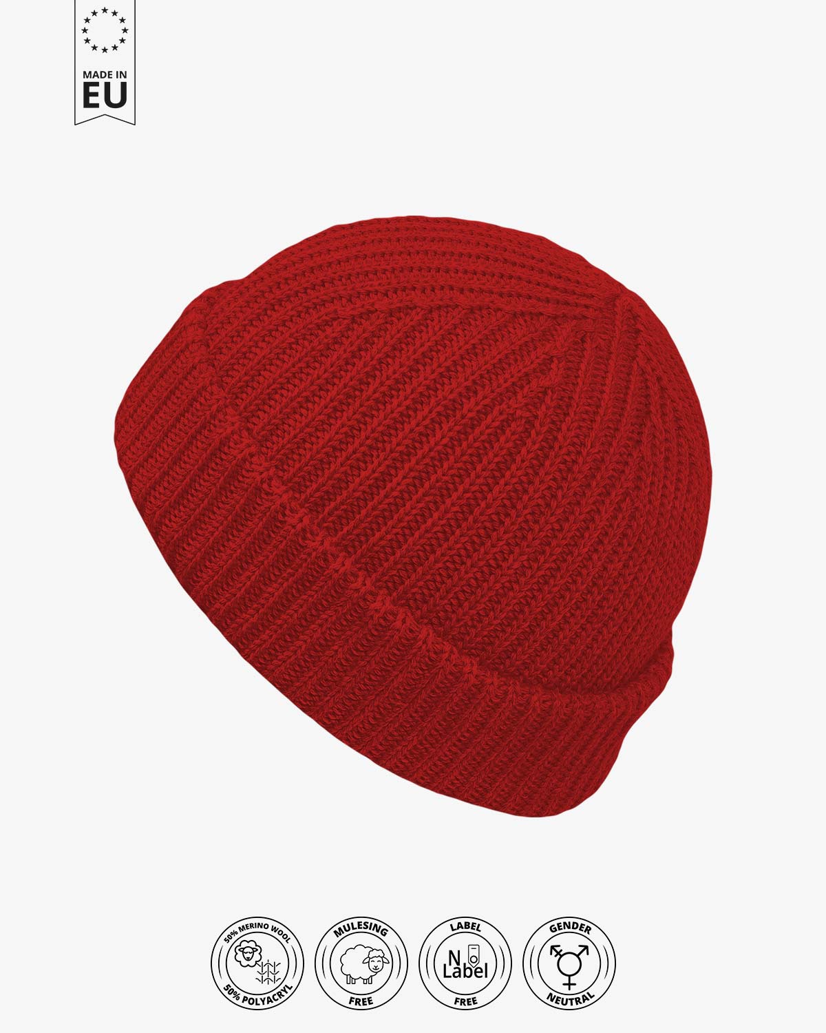Short Beanie Ander - Woolmix