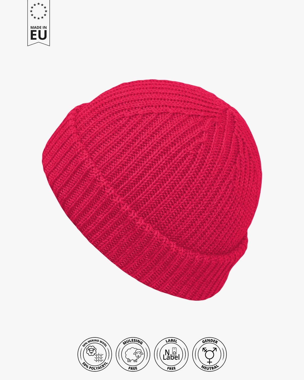 Short Beanie Ander - Woolmix
