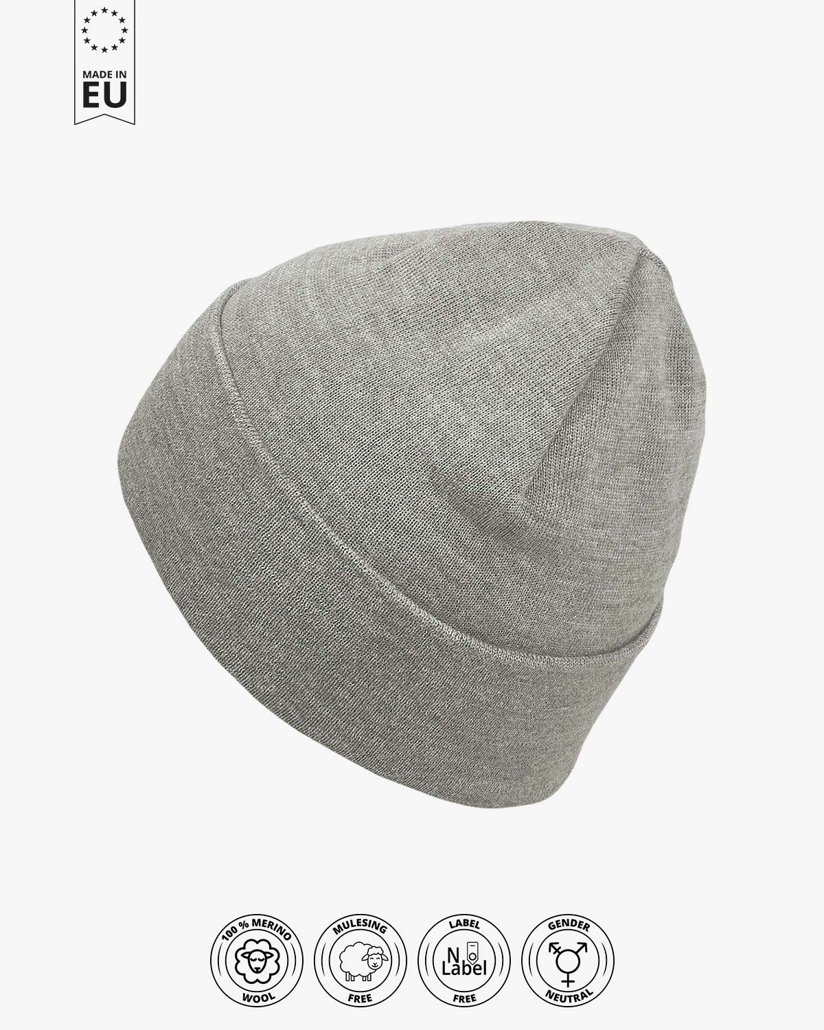 Classic Beanie Nera - Merino Wool