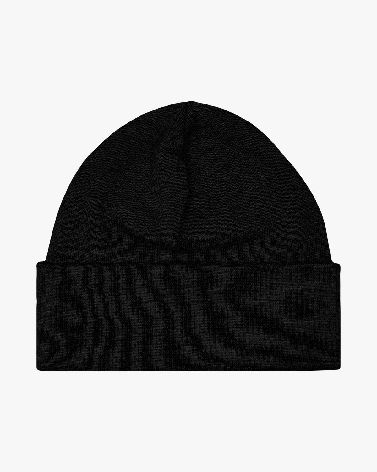 Classic Beanie Nera - Woolmix