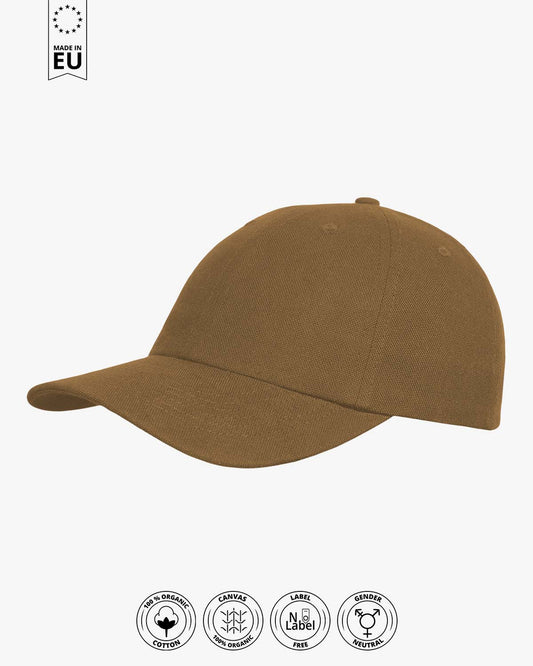 6 Panel Dad Cap Floya - Canvas 280g (Organic)